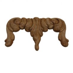 Houten ornamenten beukenhout, ornament hout, afm. 60x100mm