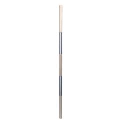 Luxe strakke RVS en beuken trapbaluster trapspijl tussenbaluster 900x27mm