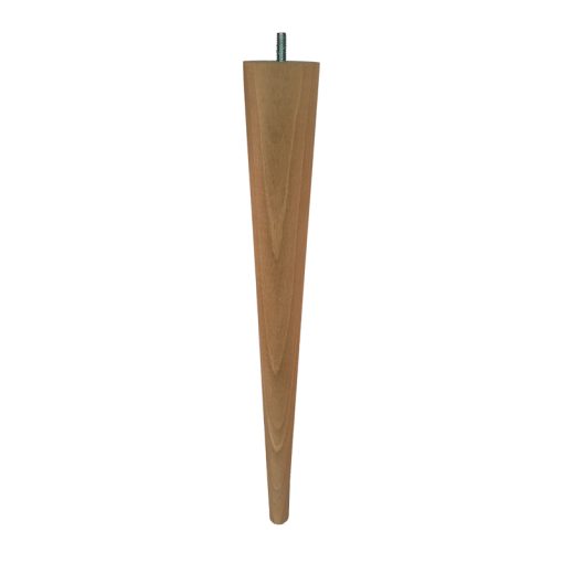 Tapse beuken salontafel poot 450x54mm retro conisch