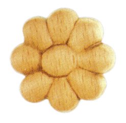 Ornamenten beukenhout, ornamenten hout, afm. 40mm rond