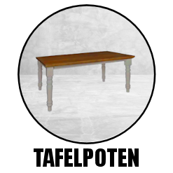Houten tafelpoten