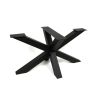 Premium model stalen Matrix poot 10x10cm koker - Zwart