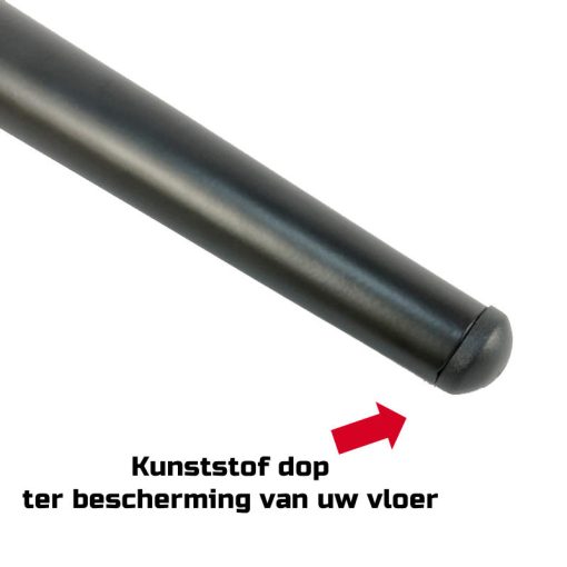 Schuin stalen pootje 20cm messing - Afbeelding 3