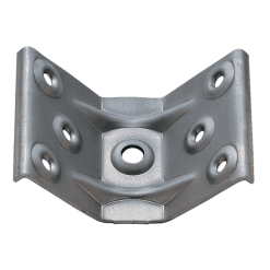Tafelpoot verbinder 70mm tafelhoekplaat voor demonteerbare tafelpoot met rand