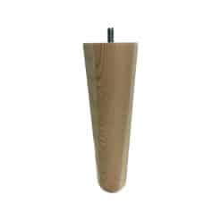 Taps toelopend grenen meubelpootje 180x62mm