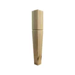 4 zijden tapse grenen salontafelpoot 430x68mm