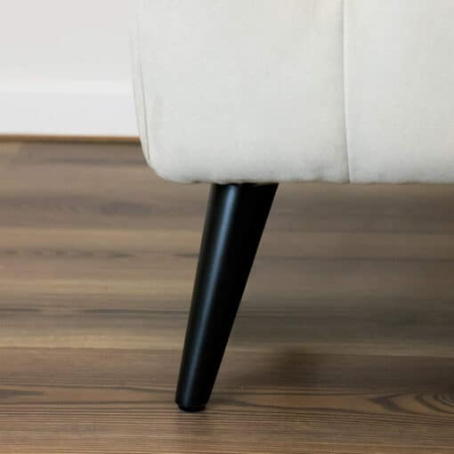 4 stuks schuine stalen pootjes 40cm zwart - Afbeelding 3