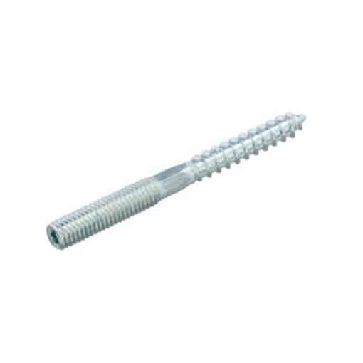 M6x50mm verzinkte stokschroef, stokbout, stokeind met zeskant en Torx