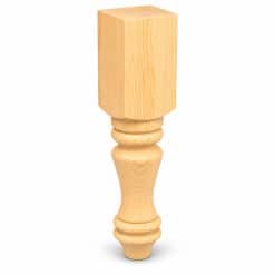 Landelijke houten koloniale salontafelpoot 430x90mm